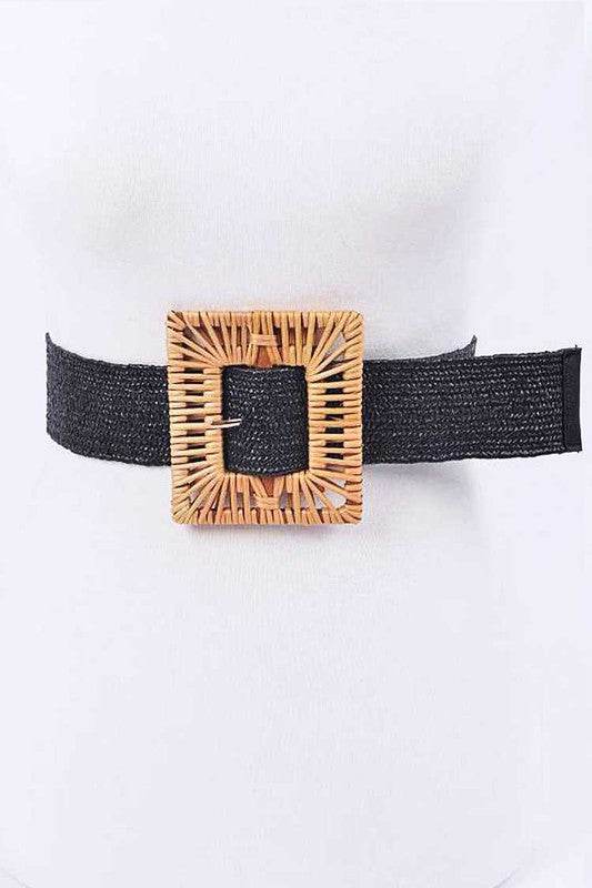 Plus Size Bamboo Buckle Elastic Belt - Shop Style & More | Fresh Looks, Everyday Deals & Free Shipping