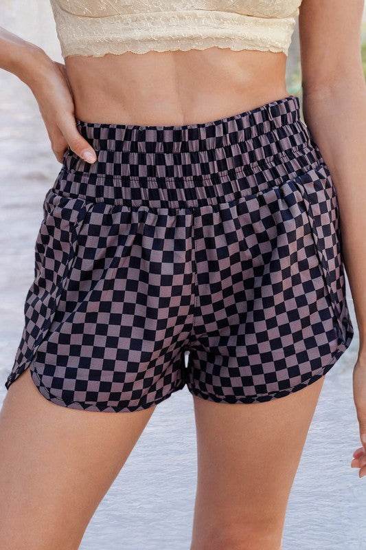 Plaid High Waisted Athletic Shorts - Shop Style & More | Fresh Looks, Everyday Deals & Free Shipping