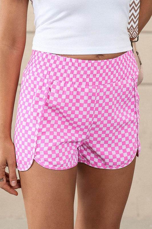 Plaid High Waisted Athletic Shorts - Shop Style & More | Fresh Looks, Everyday Deals & Free Shipping