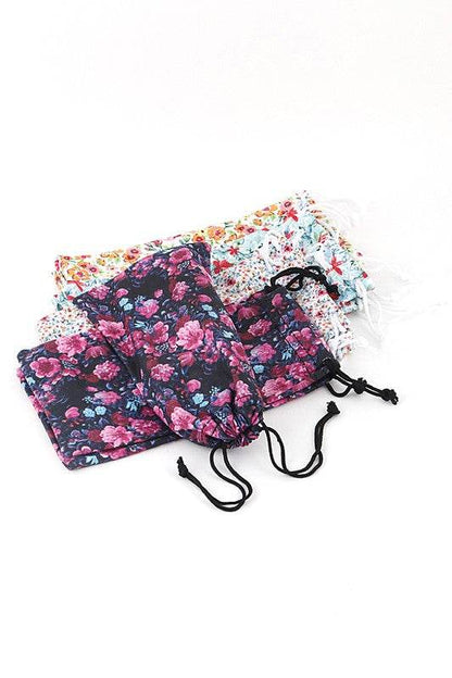 Mix Floral Sunglasses Pouch Set - Shop Style & More | Fresh Looks, Everyday Deals & Free Shipping