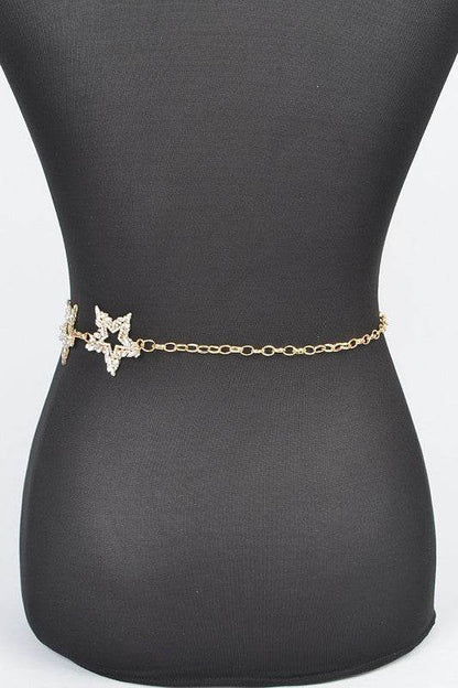 Rhinestone Star Iconic Chain Belt - Shop Style & More | Fresh Looks, Everyday Deals & Free Shipping