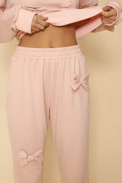 3D bow jogger sweatpants - Shop Style & More | Fresh Looks, Everyday Deals & Free Shipping