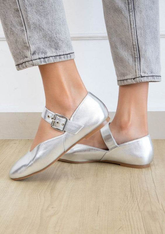 LEVI METALLIC BALLETINA FLAT - Shop Style & More | Fresh Looks, Everyday Deals & Free Shipping