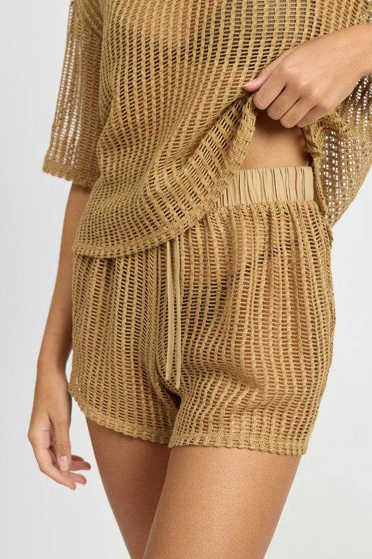 DRAWSTRING LOUNGE SHORTS - Shop Style & More | Fresh Looks, Everyday Deals & Free Shipping