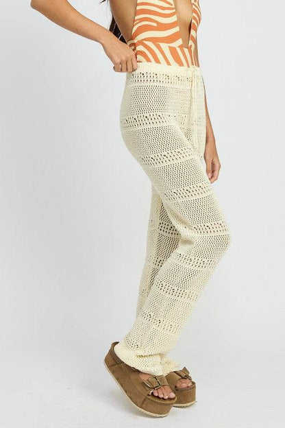 CROCHET PANTS WITH DRAWSTRINGS - Shop Style & More | Fresh Looks, Everyday Deals & Free Shipping