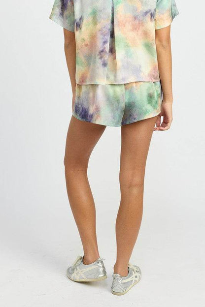 ELASTIC WAISTBAND SATIN SHORTS - Shop Style & More | Fresh Looks, Everyday Deals & Free Shipping
