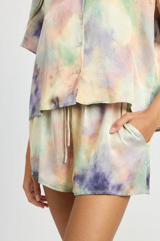 ELASTIC WAISTBAND SATIN SHORTS - Shop Style & More | Fresh Looks, Everyday Deals & Free Shipping