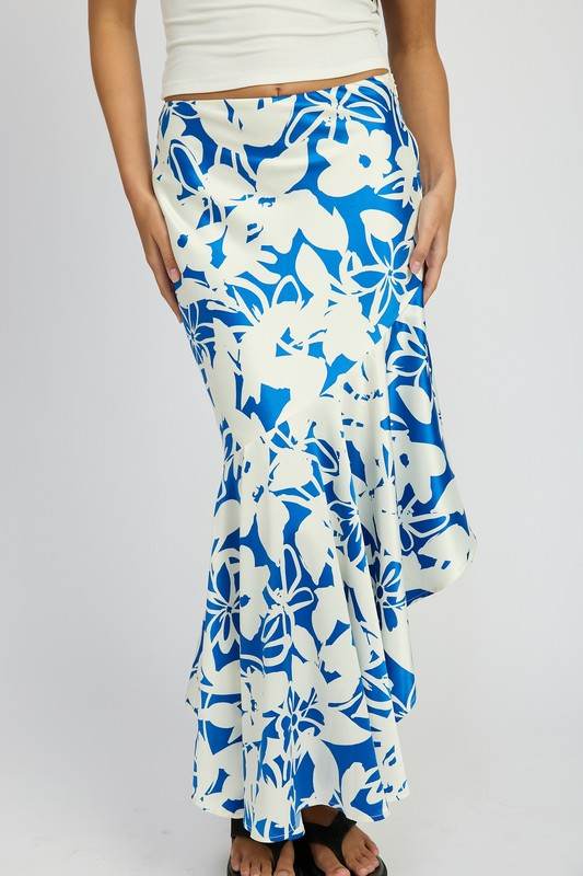 ASYMMETRICAL RUFFLE HEM SKIRT - Shop Style & More | Fresh Looks, Everyday Deals & Free Shipping