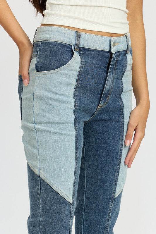 COLOR BLOCK WIDE LEG PANTS - Shop Style & More | Fresh Looks, Everyday Deals & Free Shipping