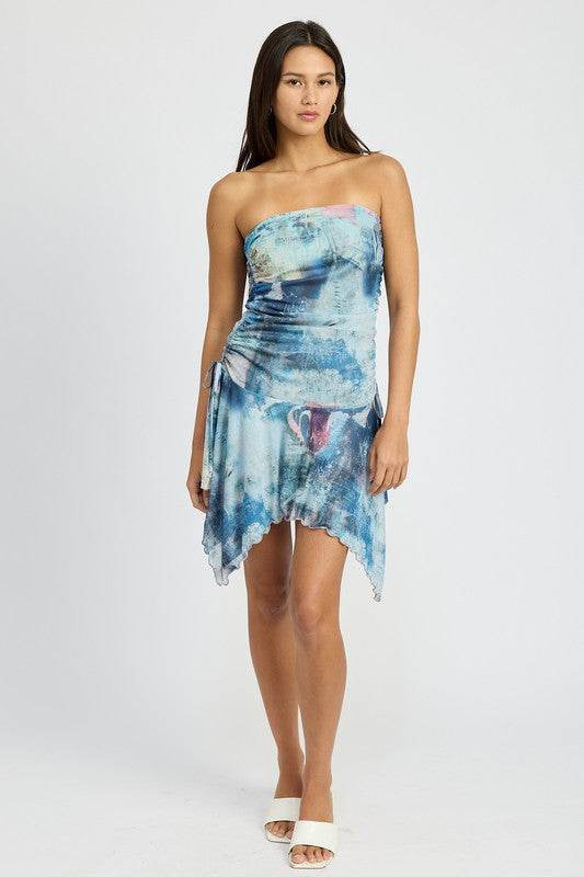TIE DYE SHARKBITE TUBE DRESS - Shop Style & More | Fresh Looks, Everyday Deals & Free Shipping