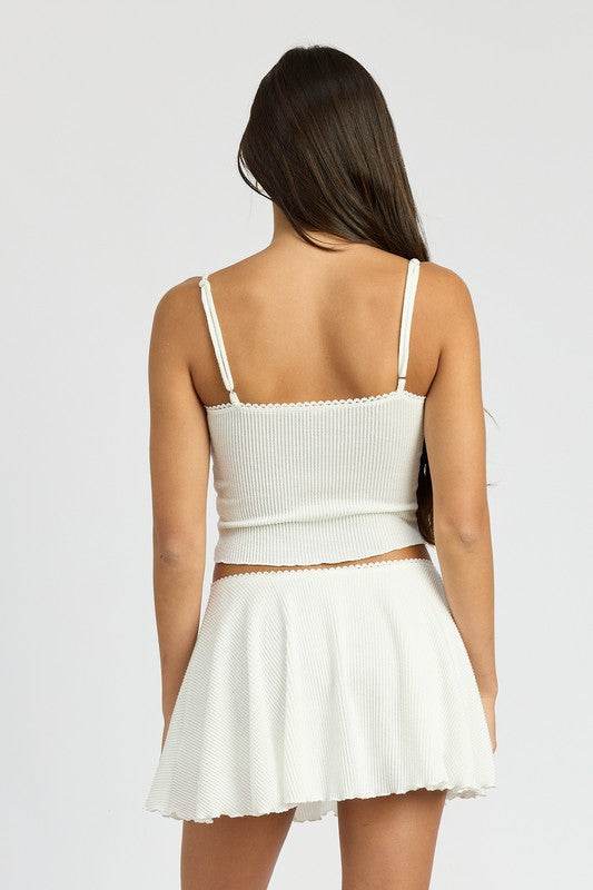 CINCH FRONT CAMI TOP - Shop Style & More | Fresh Looks, Everyday Deals & Free Shipping