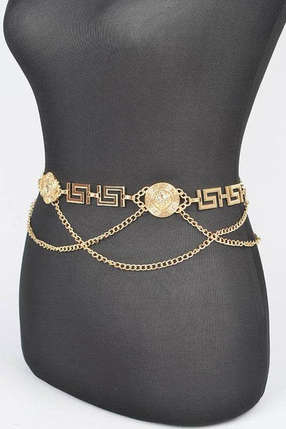 Medallion Iconic Layered Chain Belt - Shop Style & More | Fresh Looks, Everyday Deals & Free Shipping