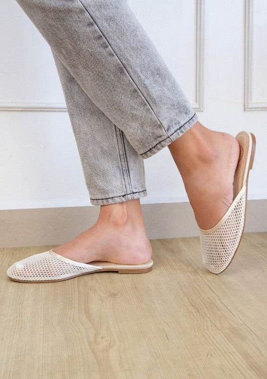 LEVI SLIP ON MESH FASHIONABLE FLATS - Shop Style & More | Fresh Looks, Everyday Deals & Free Shipping