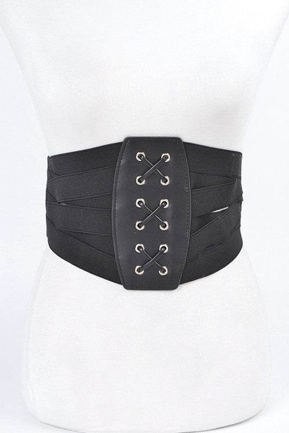 Faux Leather Lacing Corset Belt - Shop Style & More | Fresh Looks, Everyday Deals & Free Shipping