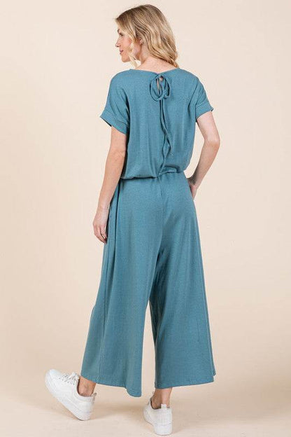 Wide Leg Jumpsuit with Side Pockets - Shop Style & More | Fresh Looks, Everyday Deals & Free Shipping
