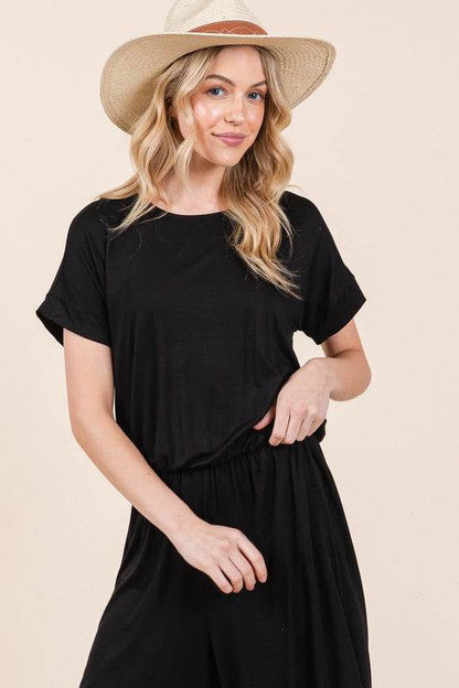 Wide Leg Jumpsuit with Side Pockets - Shop Style & More | Fresh Looks, Everyday Deals & Free Shipping