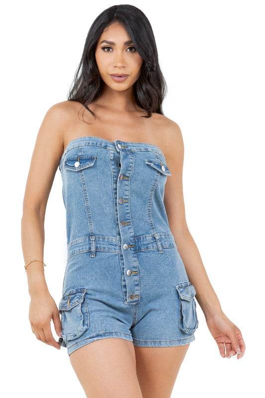 WOMEN FASHION DENIM ROMPERS - Shop Style & More | Fresh Looks, Everyday Deals & Free Shipping