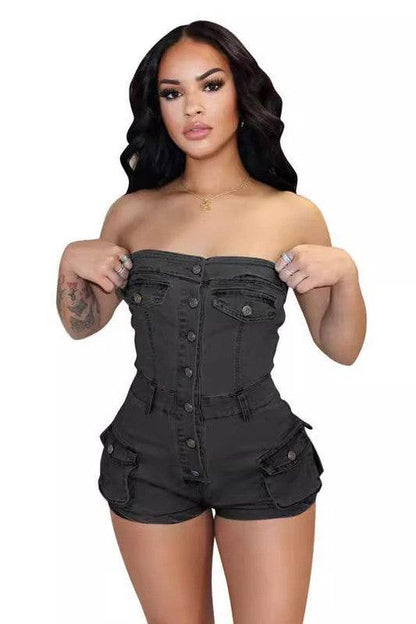 WOMEN FASHION DENIM ROMPERS - Shop Style & More | Fresh Looks, Everyday Deals & Free Shipping