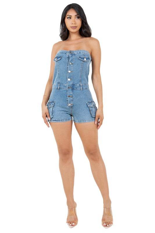 WOMEN FASHION DENIM ROMPERS - Shop Style & More | Fresh Looks, Everyday Deals & Free Shipping