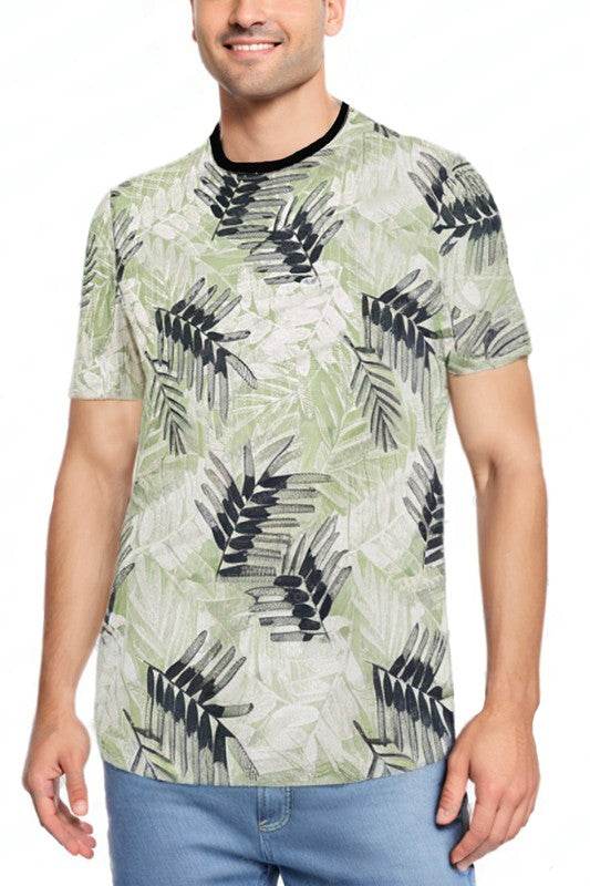 Allover Print Short Sleeve Tshirt - Shop Style & More | Fresh Looks, Everyday Deals & Free Shipping