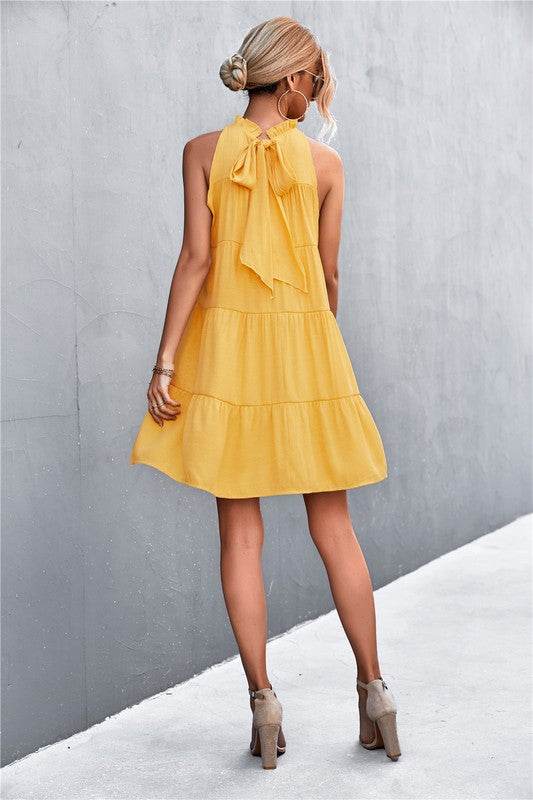 Women's Sleeveless Halter Dress A-line Dress - Shop Style & More | Fresh Looks, Everyday Deals & Free Shipping