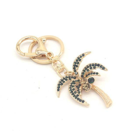 RHINESTONE PALMTREE KEYCHAIN - Shop Style & More | Fresh Looks, Everyday Deals & Free Shipping