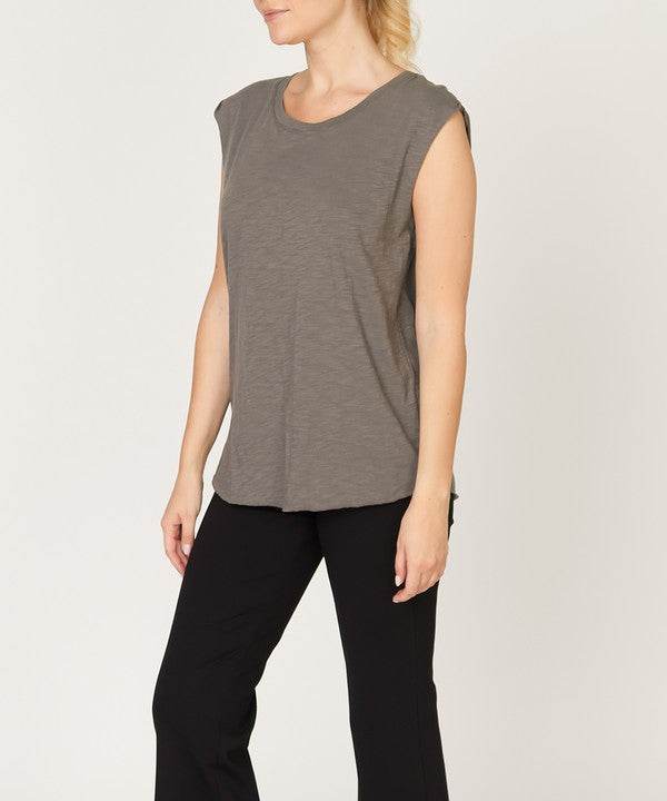 COTTON SLUB MUSCLE VINTAGE NEW TANK - Shop Style & More | Fresh Looks, Everyday Deals & Free Shipping