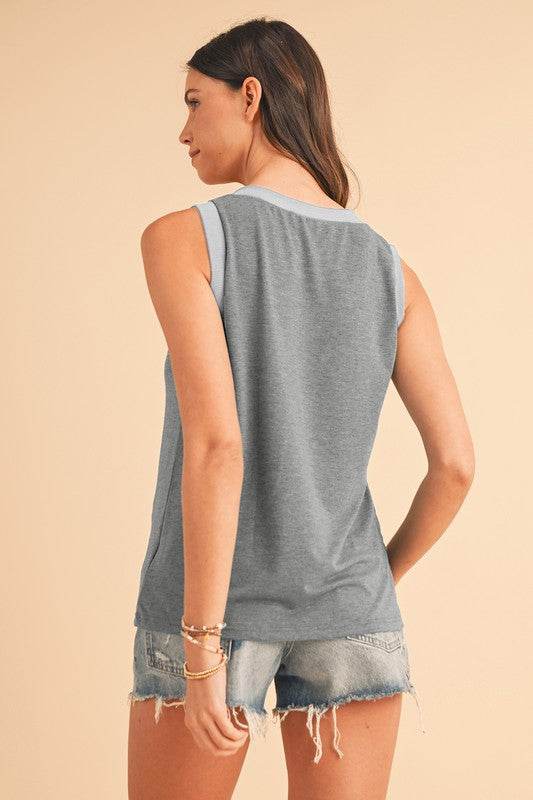 Ribbed V Neck Tank - Shop Style & More | Fresh Looks, Everyday Deals & Free Shipping