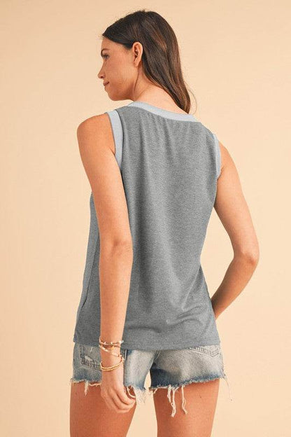 Ribbed V Neck Tank - Shop Style & More | Fresh Looks, Everyday Deals & Free Shipping