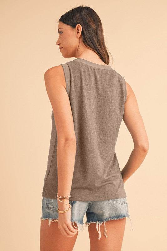 Ribbed V Neck Tank - Shop Style & More | Fresh Looks, Everyday Deals & Free Shipping