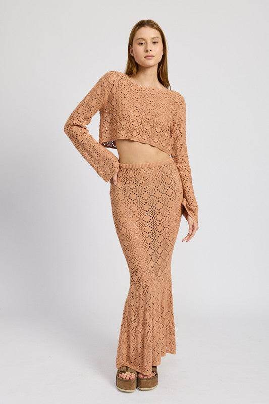 MERMAID MAXI CROCHET SKIRT - Shop Style & More | Fresh Looks, Everyday Deals & Free Shipping