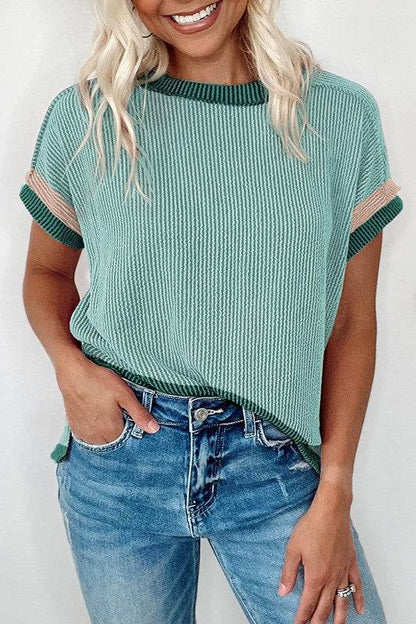 Womens Summer Casual Crew Neck Fit Lightweight Top - Shop Style & More | Fresh Looks, Everyday Deals & Free Shipping