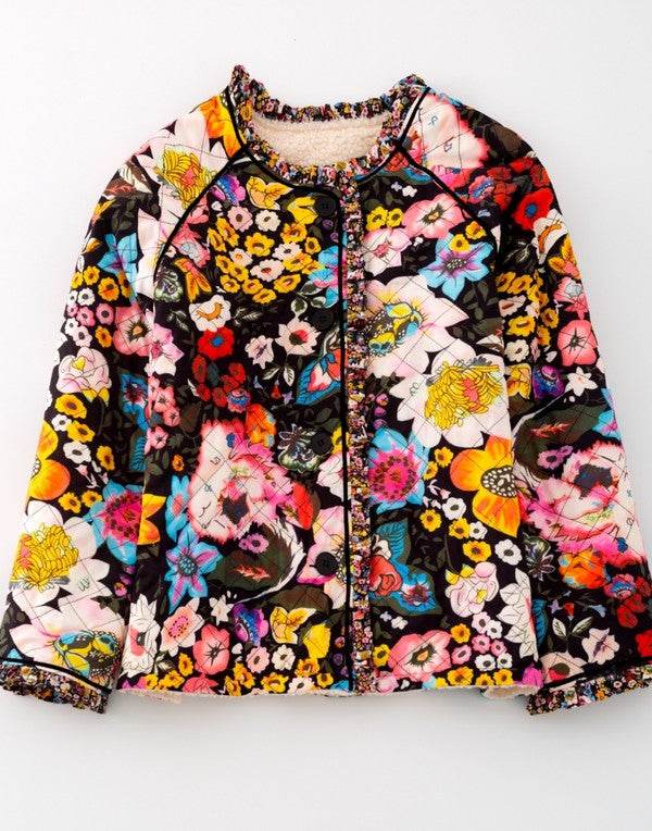 Flower Print Jacket - Shop Style & More | Fresh Looks, Everyday Deals & Free Shipping