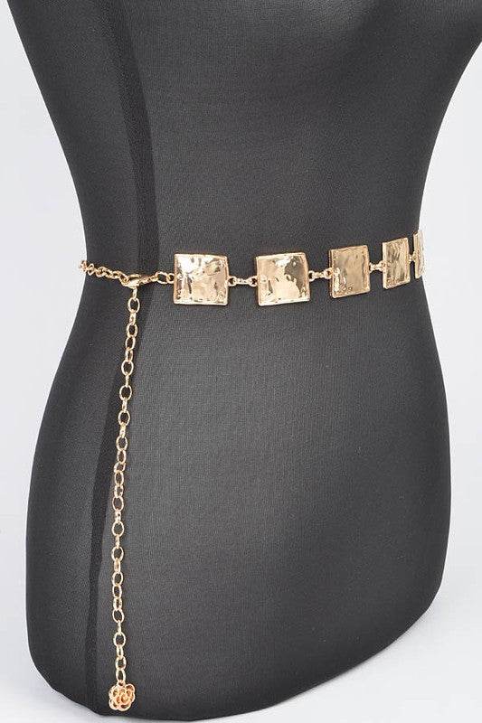 PLUS SIZE SQUARE PLATE ICONIC CHAIN BELT - Shop Style & More | Fresh Looks, Everyday Deals & Free Shipping