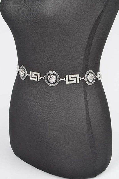 Plus Size Lion Emblem Iconic Chain Belt - Shop Style & More | Fresh Looks, Everyday Deals & Free Shipping