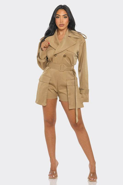 Sophisticated Utility Romper - Shop Style & More | Fresh Looks, Everyday Deals & Free Shipping