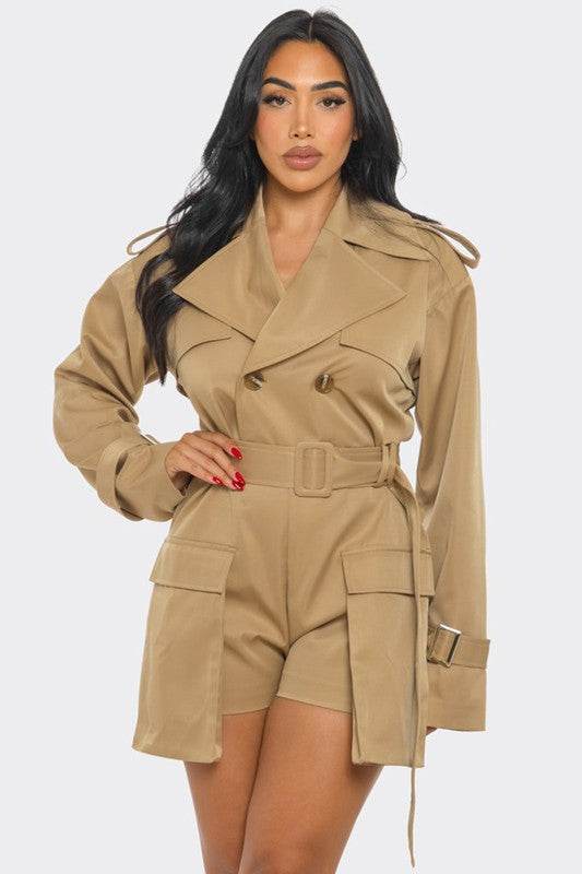 Sophisticated Utility Romper - Shop Style & More | Fresh Looks, Everyday Deals & Free Shipping