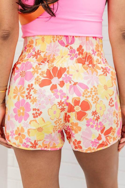 Women Boho Floral Shirred High Waist Casual Shorts - Shop Style & More | Fresh Looks, Everyday Deals & Free Shipping