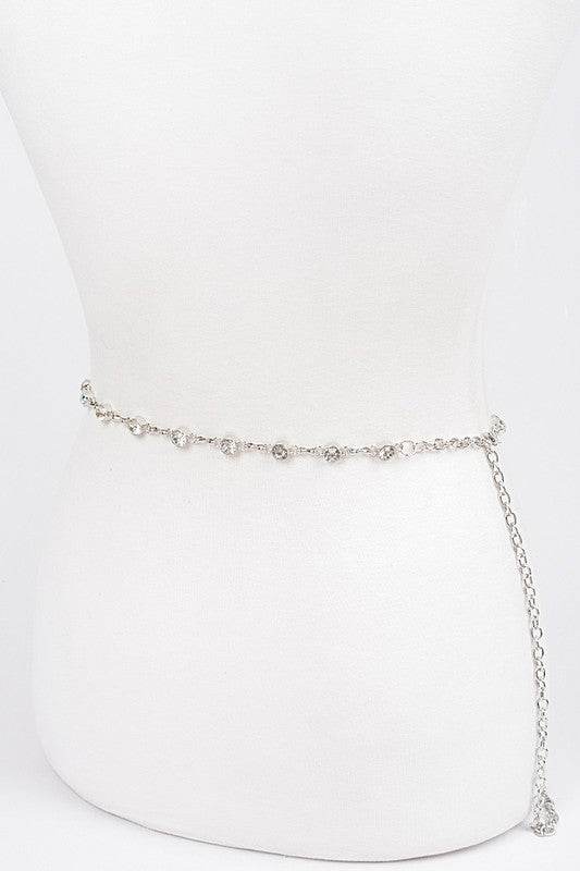 Rhinestone Station Mix Layer Chain Belt - Shop Style & More | Fresh Looks, Everyday Deals & Free Shipping
