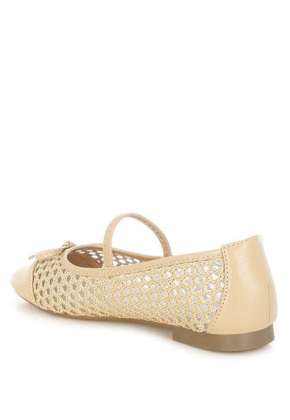 Omela Woven Bow Detail Ballerinas - Shop Style & More | Fresh Looks, Everyday Deals & Free Shipping
