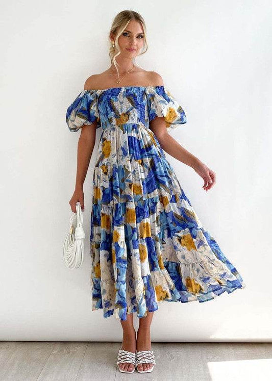 Women's Dress Off Shoulder High Waist Dress - Shop Style & More | Fresh Looks, Everyday Deals & Free Shipping