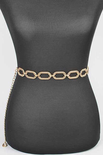 Textured Chain Link Fashion Chain Belt - Shop Style & More | Fresh Looks, Everyday Deals & Free Shipping