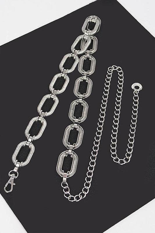 Textured Chain Link Fashion Chain Belt - Shop Style & More | Fresh Looks, Everyday Deals & Free Shipping