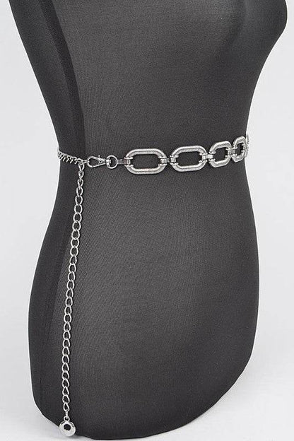 Textured Chain Link Fashion Chain Belt - Shop Style & More | Fresh Looks, Everyday Deals & Free Shipping
