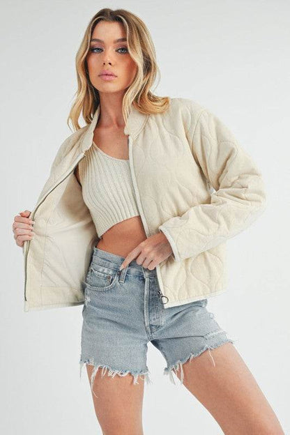 Kendl Quilted Jacket - Shop Style & More | Fresh Looks, Everyday Deals & Free Shipping