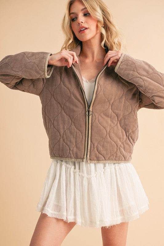 Kendl Quilted Jacket - Shop Style & More | Fresh Looks, Everyday Deals & Free Shipping