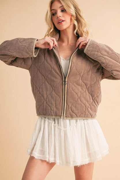 Kendl Quilted Jacket - Shop Style & More | Fresh Looks, Everyday Deals & Free Shipping