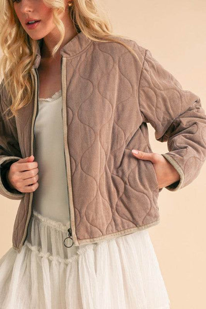 Kendl Quilted Jacket - Shop Style & More | Fresh Looks, Everyday Deals & Free Shipping