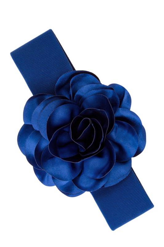 Chiffon Flower Charm Elastic Belt - Shop Style & More | Fresh Looks, Everyday Deals & Free Shipping
