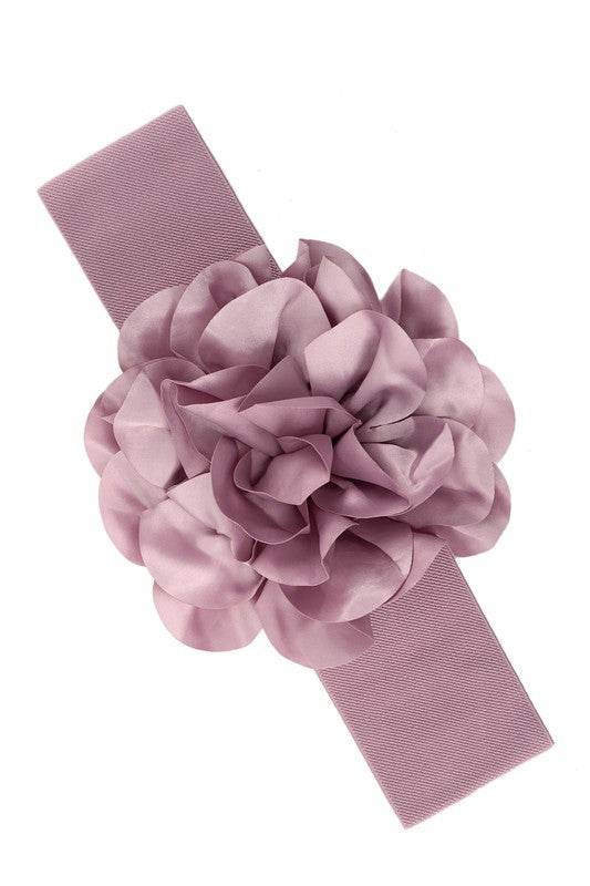 Chiffon Flower Charm Elastic Belt - Shop Style & More | Fresh Looks, Everyday Deals & Free Shipping